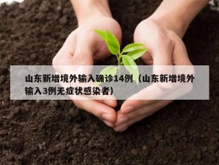 山东新增境外输入确诊14例（山东新增境外输入3例无症状感染者）
